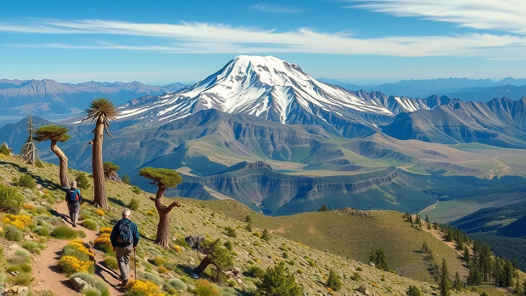 Vast alpine view of Great Basin National Park with Wheeler Peak and bristlecone pines