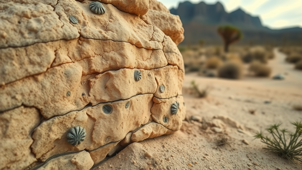 Guadalupe Mountains fossil reef rocks and desert plants in vivid macro detail