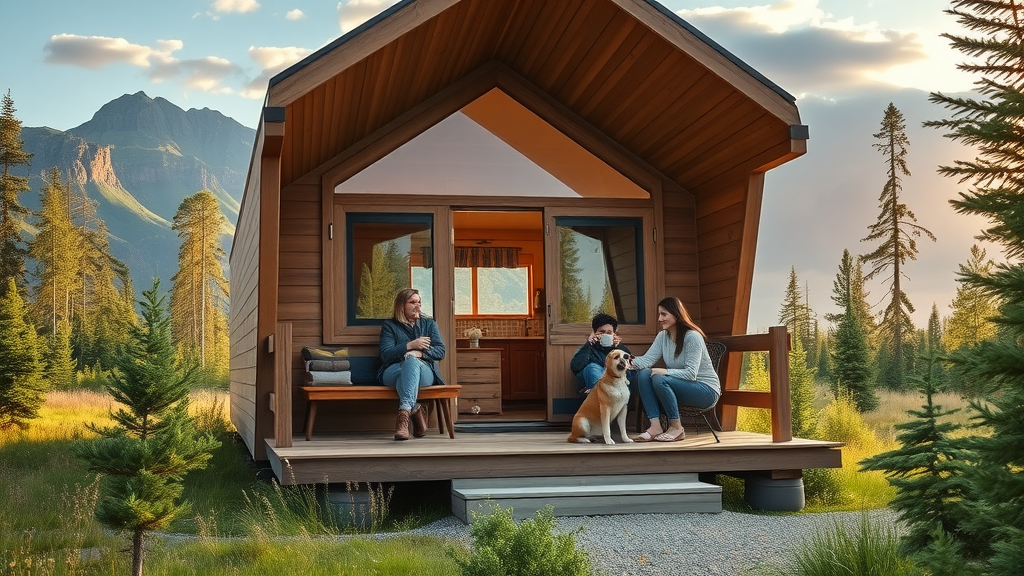 Pet-friendly glamping pod stay near Glacier National Park for couples and pets