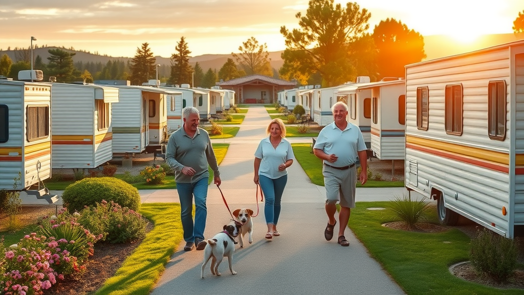 Peaceful community walk at the valley