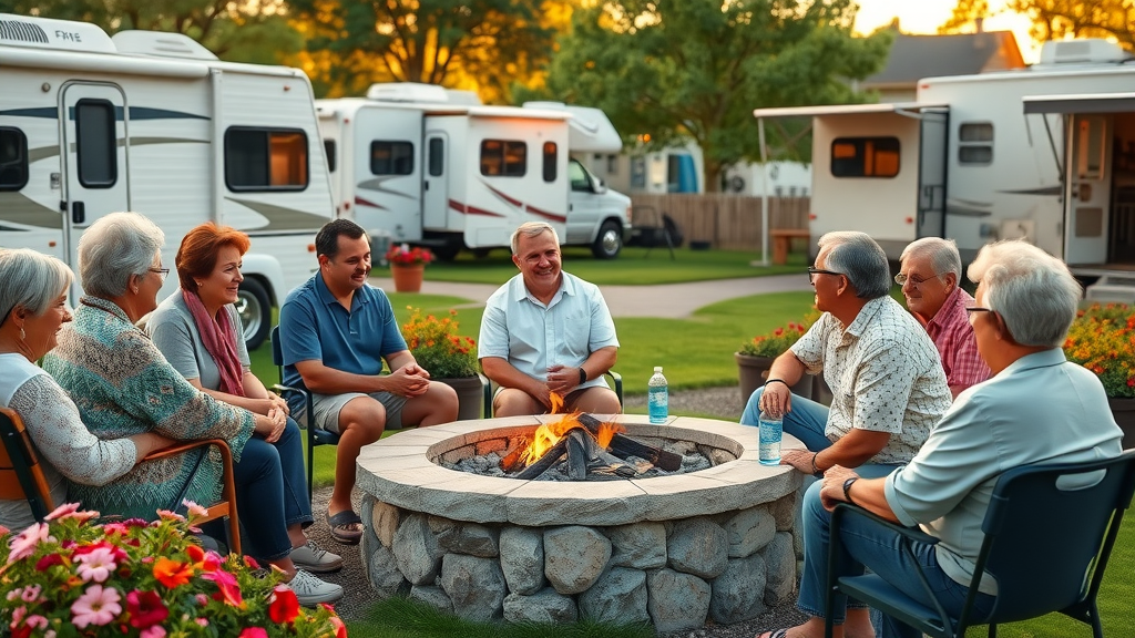 Long term RV stays support community and convenience in resort setting