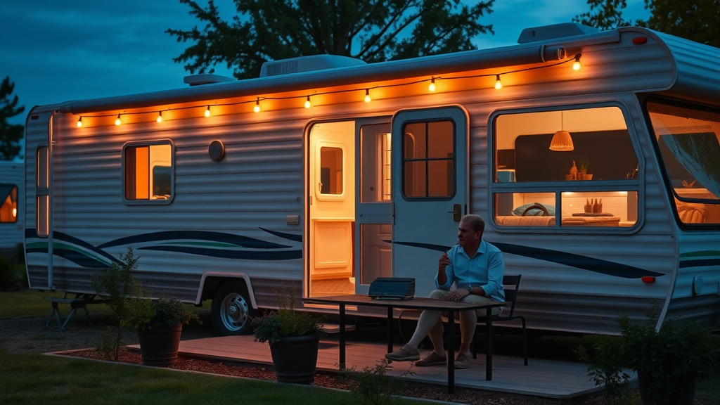 Comfort and relaxation during long term RV stays at a friendly RV resort
