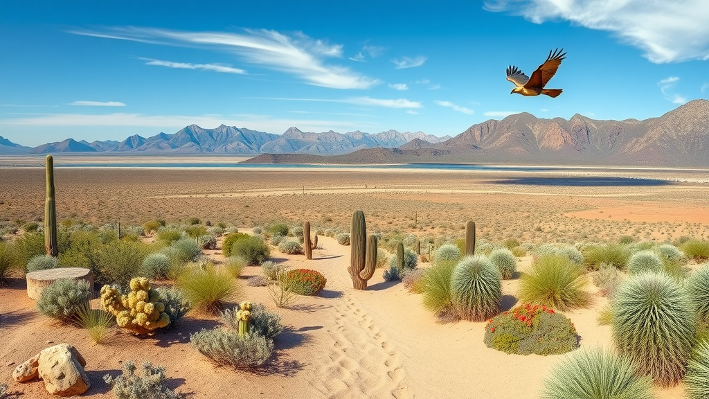 Sonoran Desert landscape near cabeza prieta national wildlife refuge visitor center