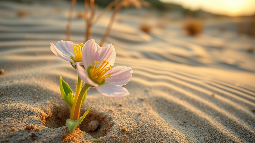 Contra Costa wallflower and primrose in Antioch Dunes National Wildlife Refuge - Sardis Unit